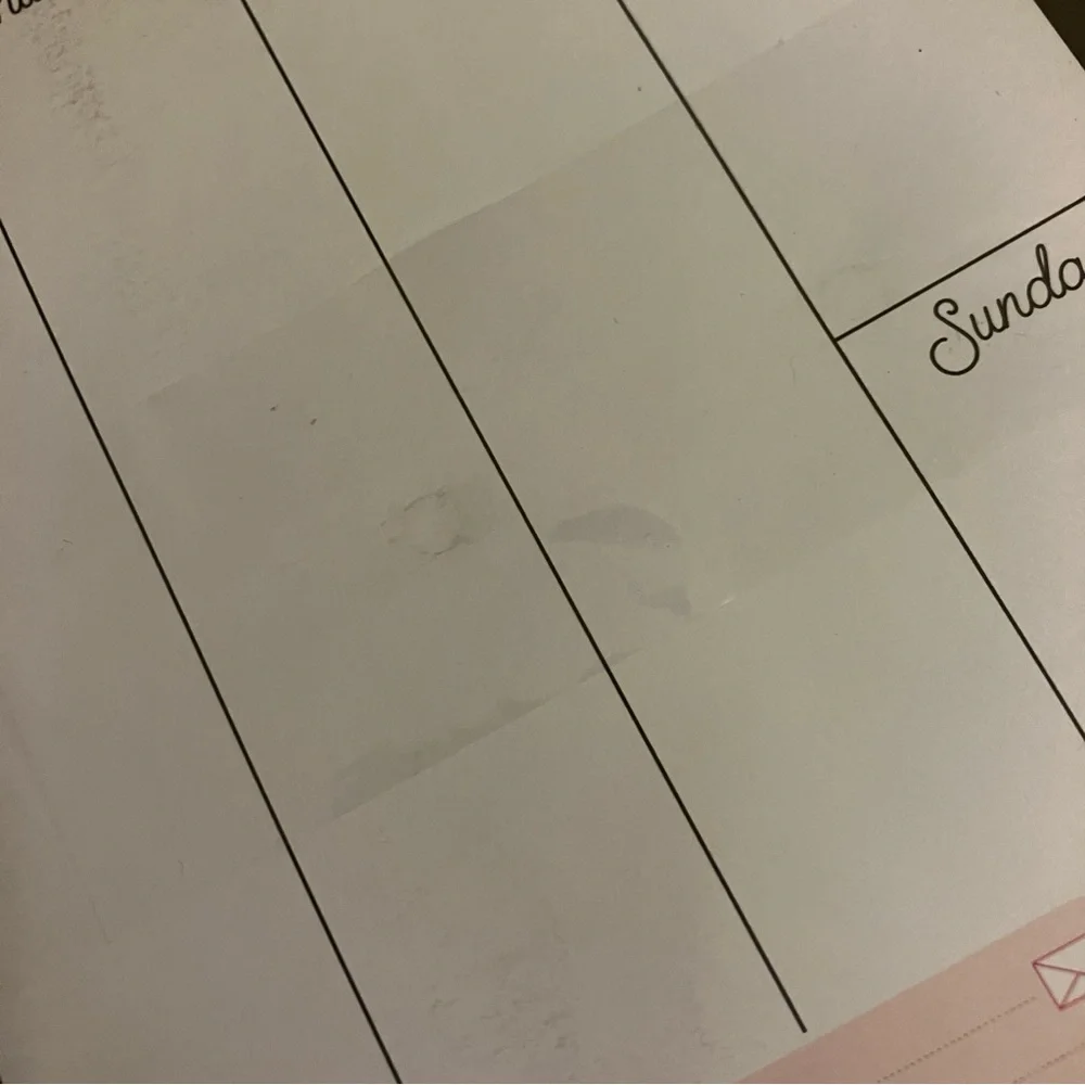 Black and Pink Decorative Planner